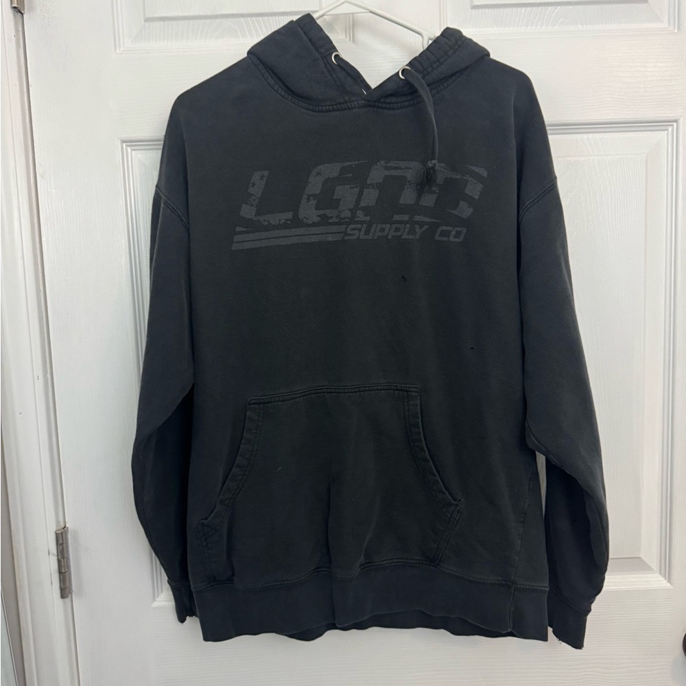 LGND Supply Co Men's Black Hoodie Size Large